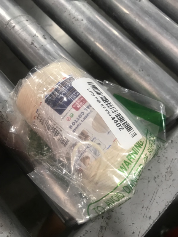 Photo 1 of PerkHomy Cotton Butchers Twine String 500 Feet 2mm Twine for Cooking Food Safe Crafts Bakers Kitchen Butcher Meat Turkey Sausage Roasting Gift Wrapping Gardening Crocheting Knitting
