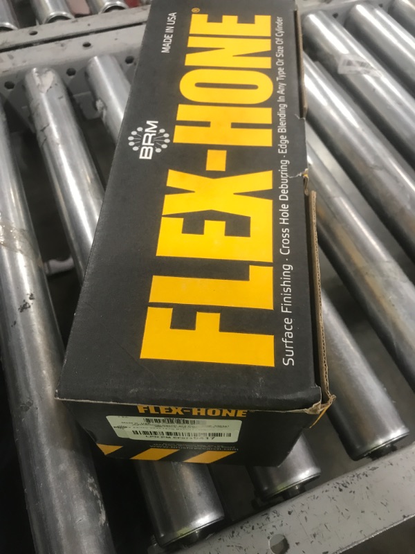 Photo 1 of Brush Research GB41832 FLEX-HONE®, 4-1/8" (105mm) Diameter, 320 Grit, Silicon Carbide, for Mild Steel, Stainless Steel, Cast Iron and Softer Ferrous Materials