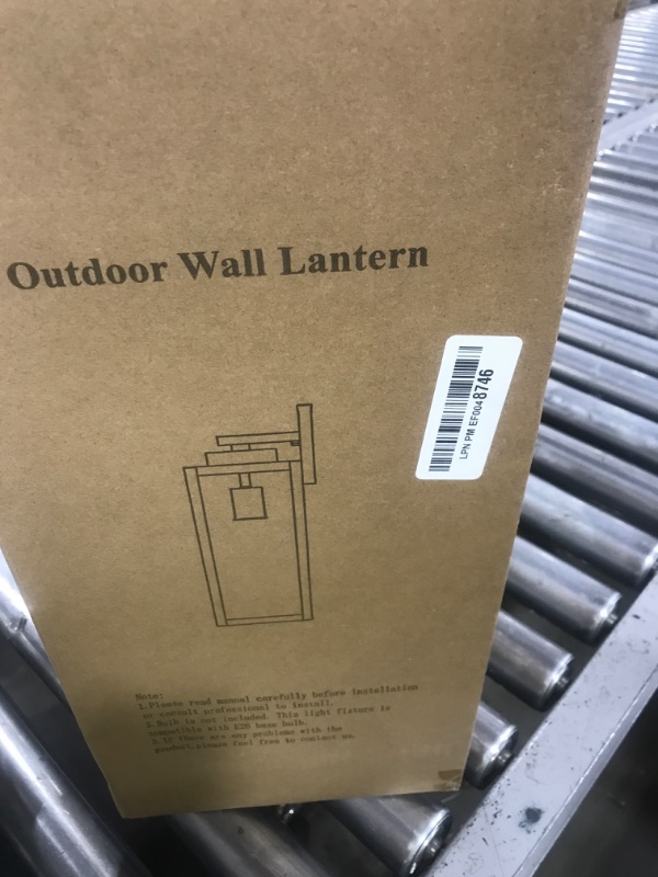 Photo 1 of Large Size Outdoor Wall Light Fixture, Exterior Lighting Fixture Porch Sconce Wall Mounted, Waterproof Outdoor Wall Lantern Lamp, Outside Light for House Patio Front Door Entryway Garage, Brown