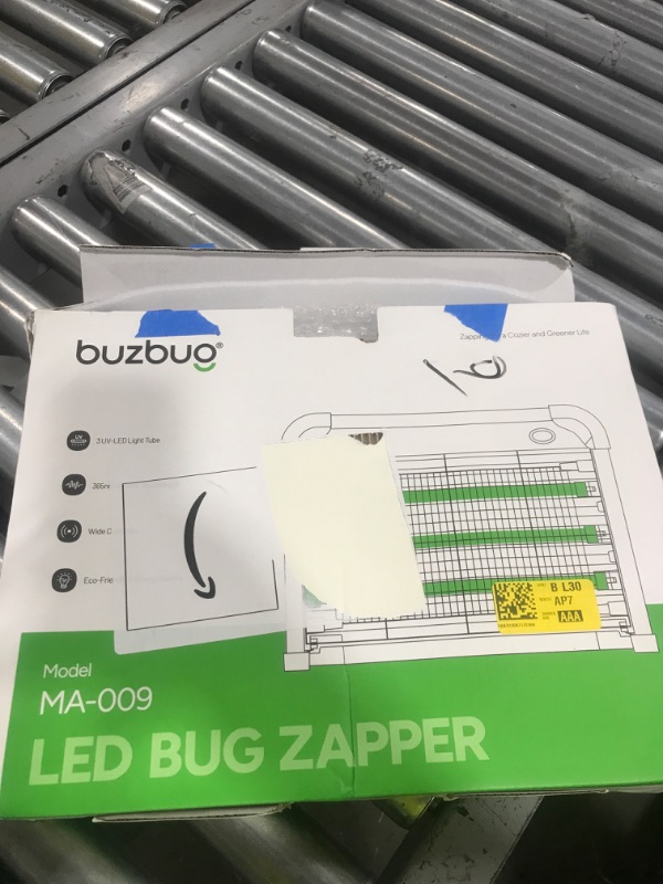 Photo 1 of Buzbug LED Bug Zapper Indoor, 10 Years Lifespan 3 Lamps Enhance Insect Attraction, 3800V High-Voltage, Electric Mosquito Zapper, Fruit Fly Mosquito Moth Gnat Trap, Killer, Zapper -MA009