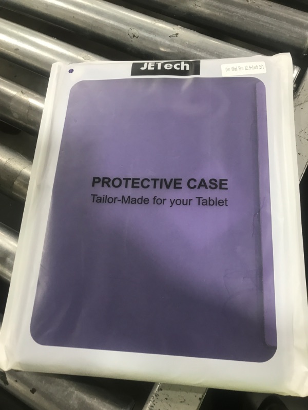 Photo 1 of JETech Case for iPad Pro 12.9 Inch (1st and 2nd Generation, 2015 and 2017 Model), Auto Wake/Sleep (Purple)