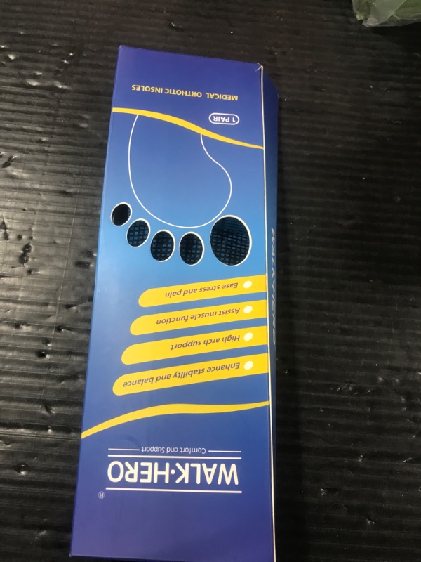 Photo 1 of Plantar Fasciitis Insoles for Men Women - Orthotics Inserts, Shoe Insoles Arch Support Flat Feet Inserts Work Boot Insoles for Standing All Day (Mens 9-9 1/2 | Womens 11-11 1/2)