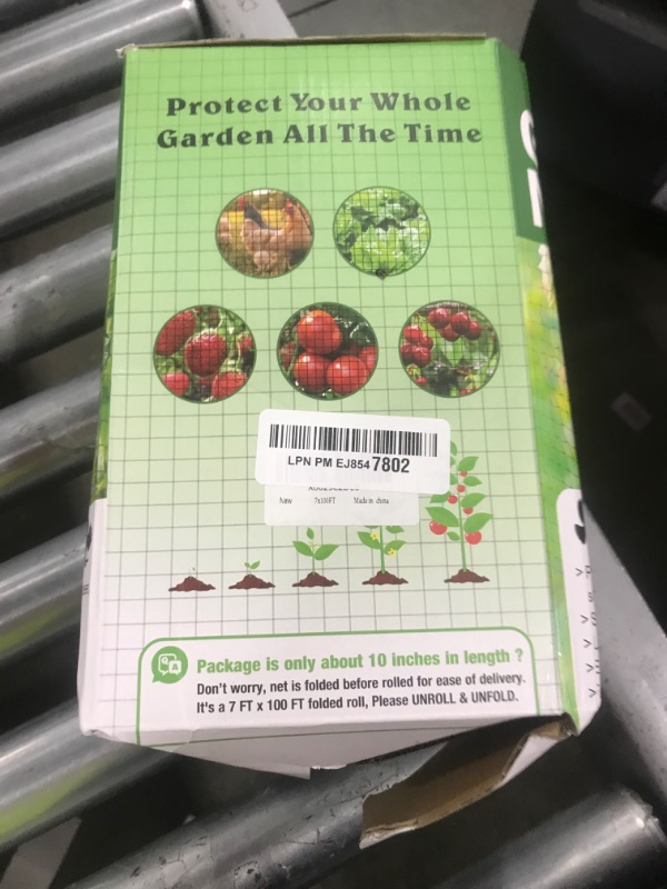 Photo 1 of Feitore Deer Fence Netting, 7 x 100 Feet Anti Bird Deer Protection Net Reusable Protective Garden Netting for Plants Fruit Trees Vegetables Against Birds and Other Animals