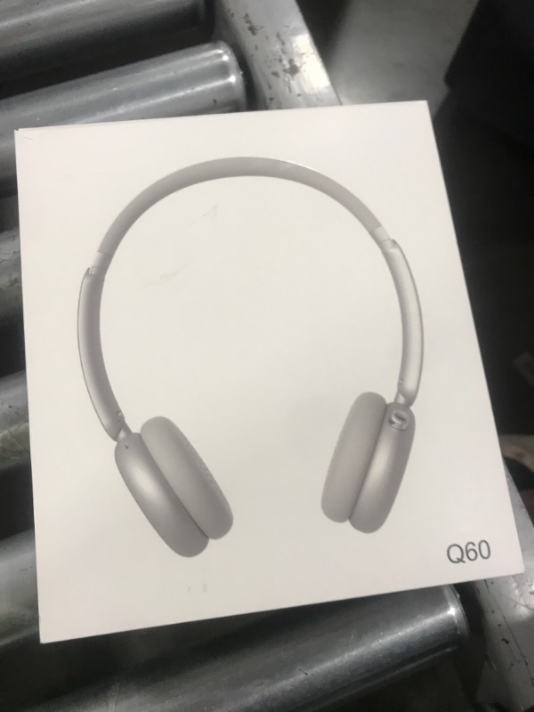 Photo 1 of LORELEI Q60 Wireless Bluetooth On-Ear Headphones Lightweight ?Built-in Micphone, 40 Hours Up Battery Life, Bass Mode, Memory Earmuffs (Starlight)