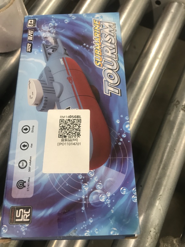 Photo 1 of GoolRC Mini RC Submarine for Kids, LSRC-SMI Remote Control Boat Waterproof Diving Toy for Boys and Girls (Blue)