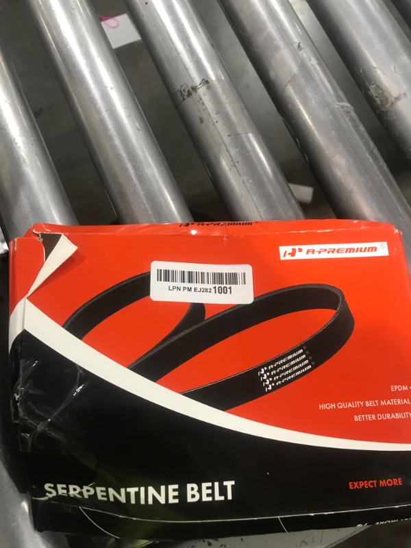 Photo 1 of A-Premium CV6Z8620B Stretch Fit Serpentine Drive Belt Compatible with Ford & Lincoln Cars - Escape 2013-2019, Focus 2013-2018, Transit Connect 2014-2018, MKC 2015-2019 - 2.0L 2.3L 2.5L