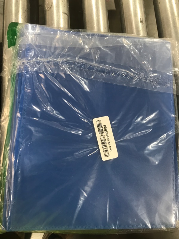 Photo 1 of KTRIO Plastic Folders with Clear Front Pocket, Heavy Duty 2 Pocket 3 Prong Folder, Letter Size Colored Folders with Business Card Slot for School Office, 16 Pack
