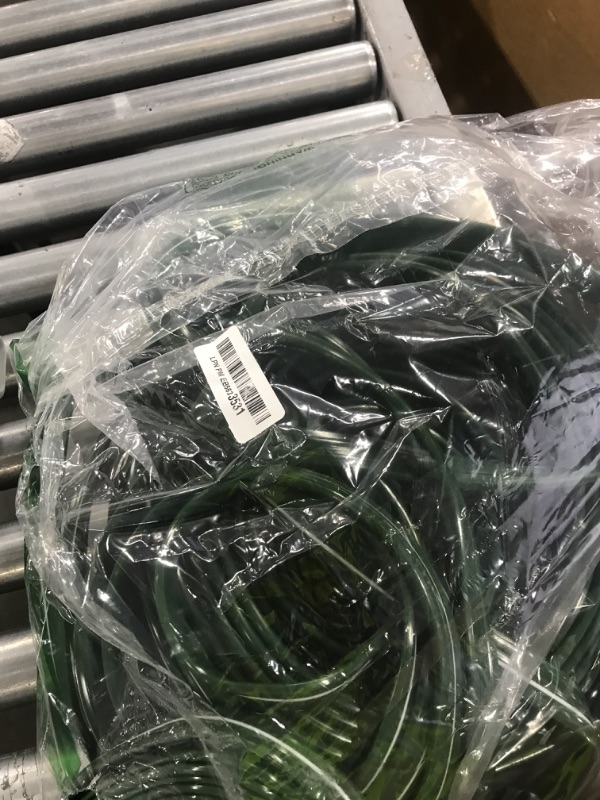 Photo 1 of Watoo 2025 Sprinkler Hose & Soaker Hose for Yard - 100 FT Reinforced Flat Garden Hose with Holes, Heavy Duty No-Kink Lawn Irrigation Hose (Includes Stakes, High Pressure Spray)