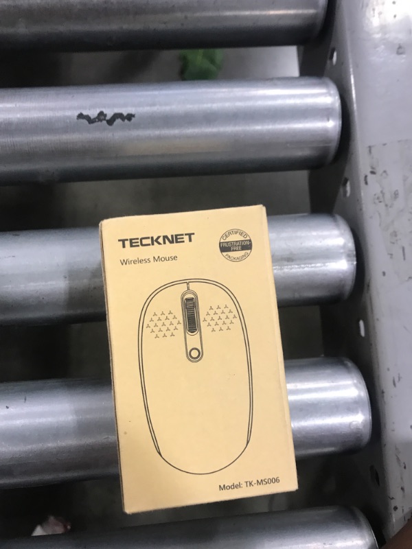 Photo 1 of TECKNET Wireless Mouse, 2.4G Quiet Computer Mouse with USB Receiver, 4 Buttons Portable Cordless Mice for Chromebook, Laptop, PC, Mac, 800/1200/1600 DPI - Pink