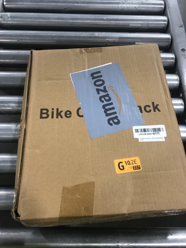 Photo 1 of YONTUO Rear Bike Rack,Bike Cargo Rack,Bicycle Pannier Rack with Reflector and Cargo Net,Height Adjustable Fit 26”-29” and 700c Bike with Non-disc Brake,BCR04