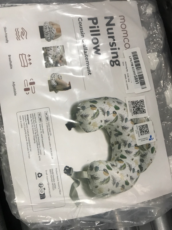 Photo 1 of Momcozy Nursing Pillow for Breastfeeding, Original Plus Size Breastfeeding Pillows for More Support for Mom and Baby, with Adjustable Waist Strap and Removable Cotton Cover, Grey