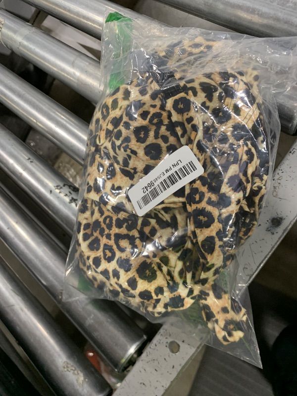 Photo 1 of B2prity Women's Tankini Swimsuits Tummy Control Ruched Two Piece Bathing Suit V Neck Wrap Tie Back Swimwear with Shorts Leopard,Black