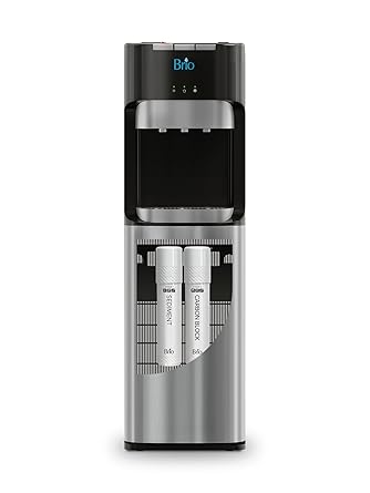 Photo 1 of Brio 400 Series Self-Cleaning UV Bottleless Water Cooler Dispenser - with 2-Stage Water Filter and Installation Kit, Tri Temp Dispense, Child Safety Lock - UL Approved
