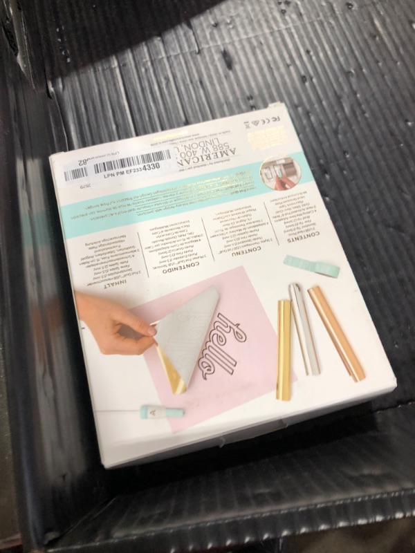 Photo 1 of We R Memory Keepers, Foil Quill Starter Kit, Includes 3 Pens, 4 Adaptors, 3 Foil Rolls, 1 Washi Tape Roll, 1 Protective Plate, Compatible with Most Die Cutting Machines, Create Foil Transfer Projects