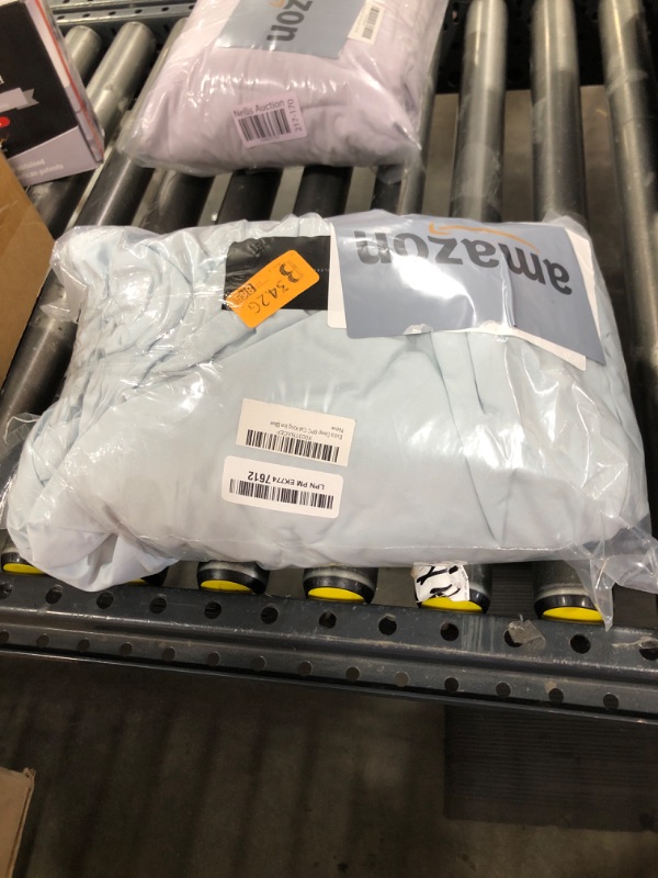 Photo 1 of Extra Deep Cal King Sheet Set - 6 Piece Breathable & Cooling Sheets - Hotel Luxury Bedding Set w/18-24 Inch Extra Deep Pockets - Easy Fit - Super Soft, Wrinkle Free & Comfy - Ice Blue, Cal King Size