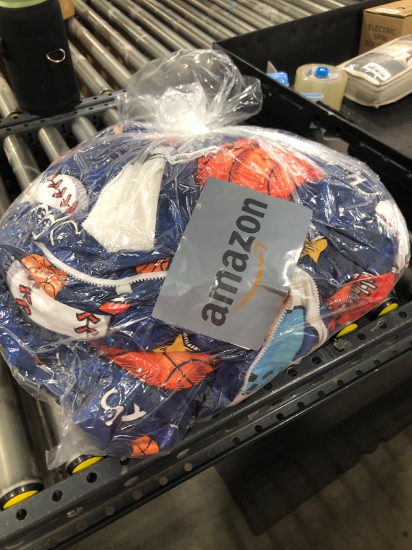 Photo 1 of Meeting Story 3pcs Kids Comforter Sets Zipper Bedding Set for Boys,Twin Kid Bedding Set Basketball Football Baseball Comforter Sports Bedding for Kid,All in one Zipper Bedding?Navy,Twin?