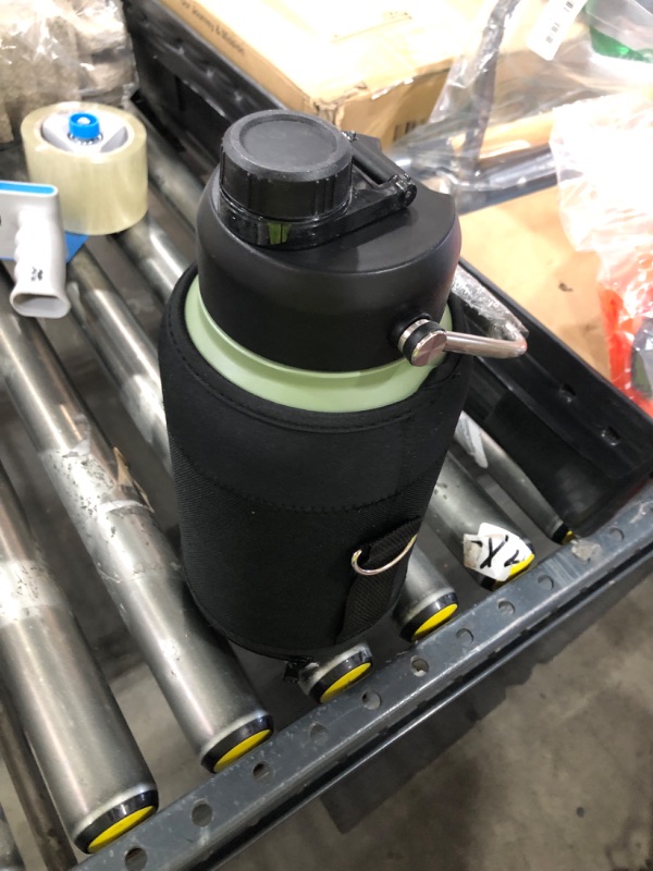 Photo 1 of 87 oz Water Bottle Green w/ Sleeve