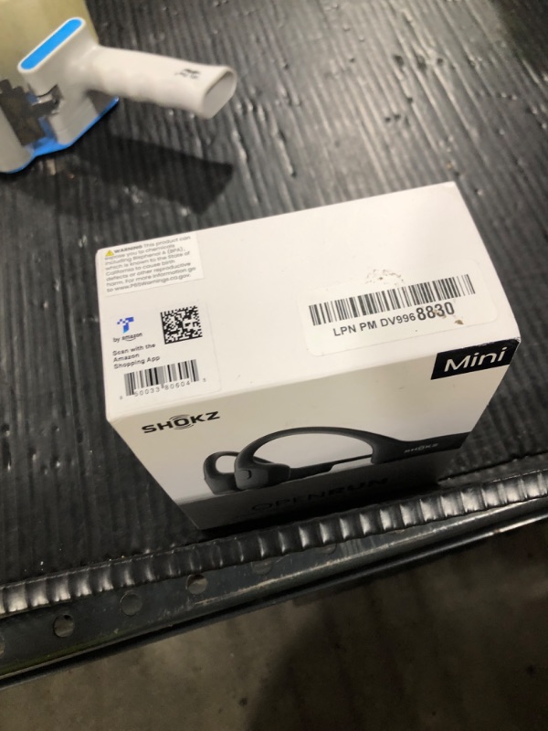 Photo 1 of SHOKZ OpenRun Mini (AfterShokz Aeropex Mini) -Bone Conduction Open-Ear Bluetooth Sport Headphones - Waterproof Wireless Earphones for Workouts and Running - Built-in Mic, with Headband