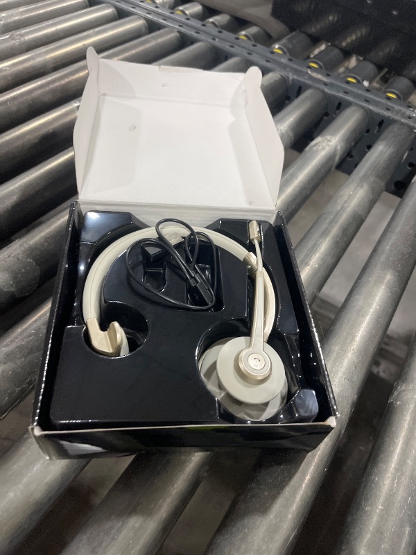 Photo 1 of Wireless Headset, Bluetooth Headphones with Microphone Noise Canceling & Mute, Trucker Bluetooth Headset with USB Dongle for Cell Phone Computer Zoom Meetings Office Remote Work Call Center
