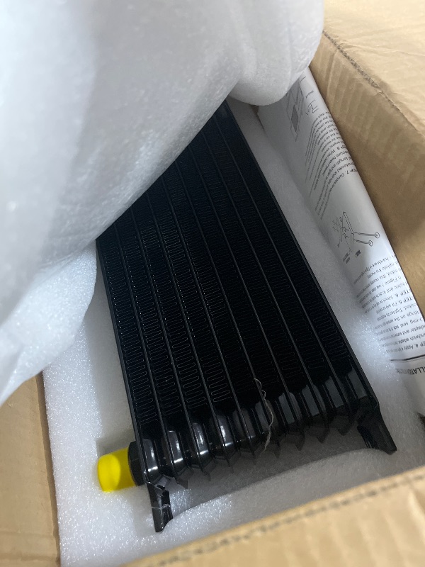 Photo 1 of EVIL ENERGY 10 Row Oil Cooler Kit, 10AN Transmission Engine Cooler Japanese Radiator Universal Aluminium Black
