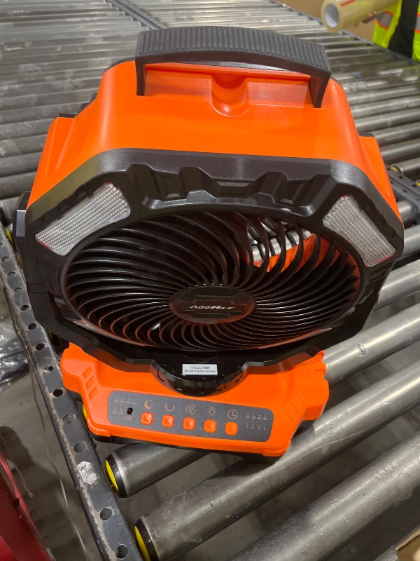 Photo 1 of 40000mAh Battery Operated Camping Fan, Rechargeable High Velocity Floor Fan, Auto Oscillation Remote Control Timer - Cordless Outdoor Fan for Car Travel RV Camp Garage Patio Hurricane Emergency