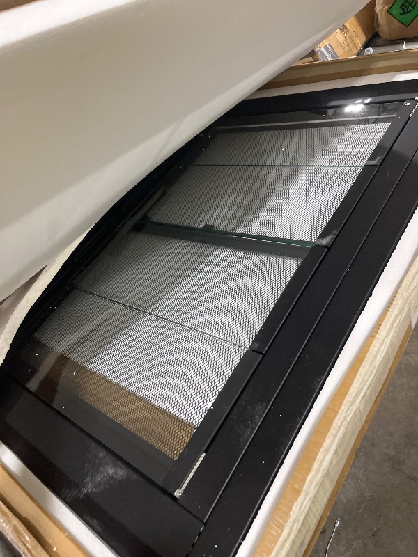 Photo 1 of Stanbroil Fireplace Glass Bi-fold Style Door, Black Finish, Large, Decorative Fireplace Screen Door for Fireplace Accessories