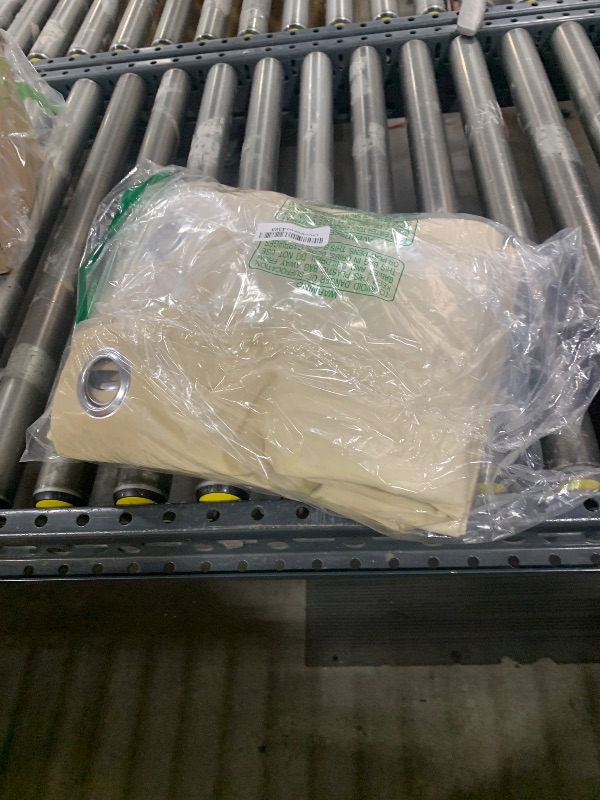 Photo 1 of 100% Blackout Shield Linen Blackout Curtains for Bedroom, Thermal Insulated Curtains 90 Inch Length 2 Panels Set, Grommet Drapes for Living Room, 50” W x 90” L, Cream