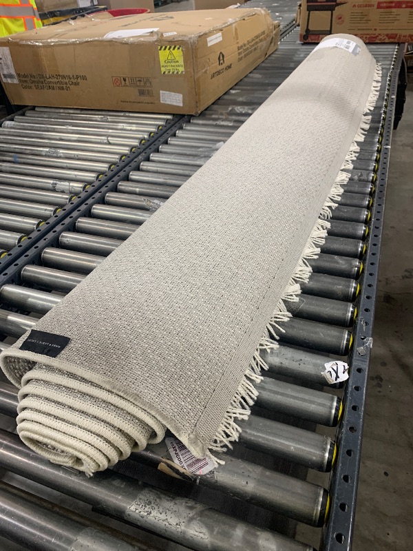 Photo 1 of Loloi Amber Lewis Malibu Collection MAB-01 Ivory/Dove 7'-8" x 10' Area Rug