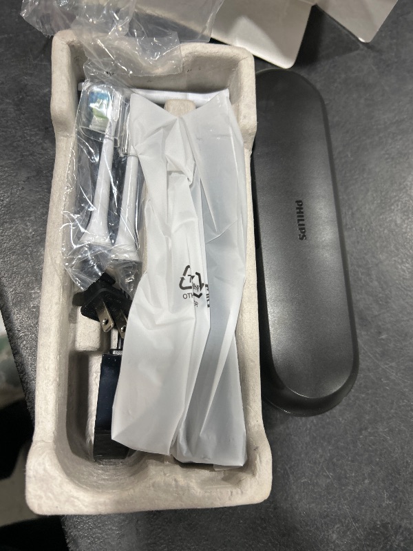 Photo 1 of Philips Sonicare ProtectiveClean 5300 Rechargeable Electric Toothbrush, with Pressure Sensor, 3 Cleaning Modes, SmarTimer and QuadPacer, with 2 Bonus Brush Heads, Travel Case, Black, Model HX6423/34