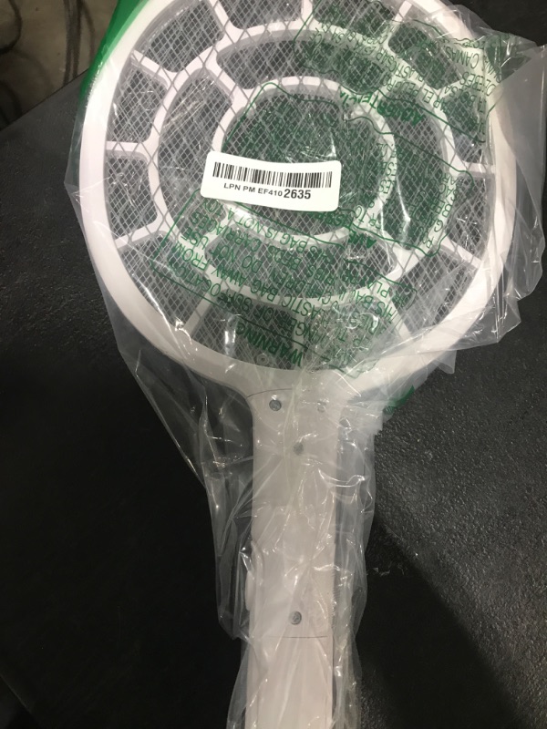 Photo 1 of YsChois Electric Fly Swatter, Bug Zapper, Mosquito Zapper Racket | Gold Zone Voltage, Densest 3 mm Mesh, Apple-Like Weight - AA Battery Powered (not incl.) - Indoor & Outdoor Use with Pro Swat Tips