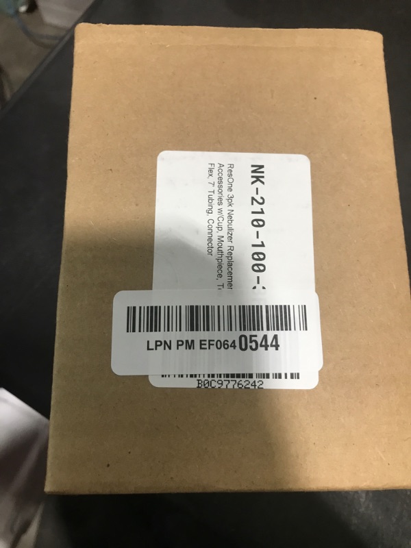Photo 1 of ResOne 3pk Nebulizer Replacement Accessories w/Cup, Mouthpiece, Tee, Flex, 7' Tubing, Connector