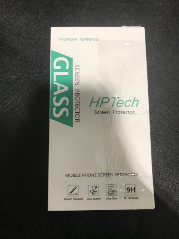 Photo 1 of HPTech (2 Pack) Screen Protector for iPhone 11 Pro, iPhone XS and iPhone X (5.8-inch) Tempered Glass, Anti Scratch, Bubble Free, Case Friendly