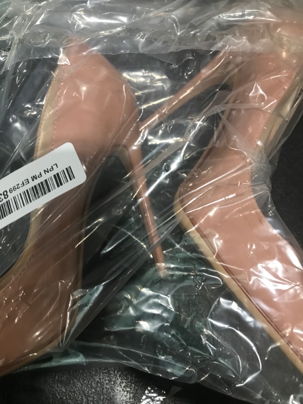 Photo 1 of FSJ Women Fashion Pointed Toe Pumps High Heel Stilettos Sexy Slip On Dress Shoes Size 7 Nude