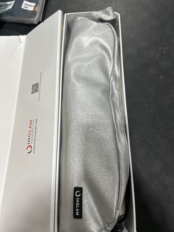 Photo 1 of IG INGLAM Air Straightener, Style From Wet Hair, 2.2" Dryer Straightener, 200M Negative Ionic, One-Step Air Straight for Medium and Long Hair (14"-30"), Champagne Silver