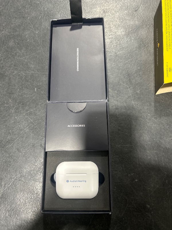 Photo 1 of Audien ATOM PRO 2 Wireless Rechargeable OTC Hearing Aid, Premium Comfort Design and Nearly Invisible