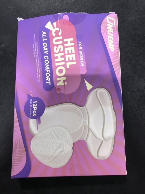 Photo 1 of ONUEMP Heel Cushion Inserts and Metatarsal Pads for Women, 3 Pairs Heel Grips and 3 Pairs Ball of Foot Cushions, Silicone Shoe Pads Insoles for High Heels, Blister Prevention for Too Big Shoes