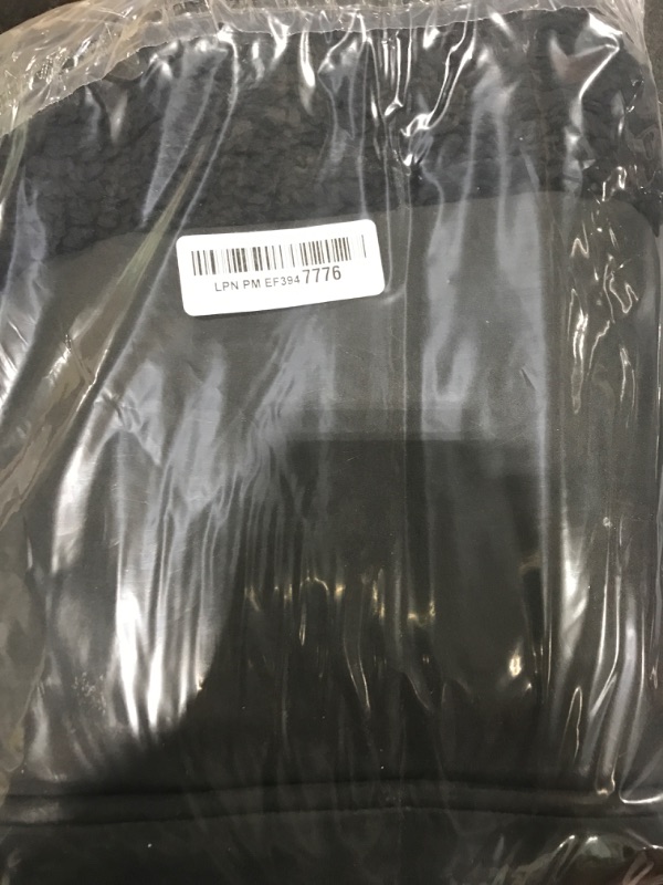 Photo 1 of Replacement Outer Cover for The Dog's Bed Orthopedic Corner Bed, Washable Plush Fabric, Medium Black Plush