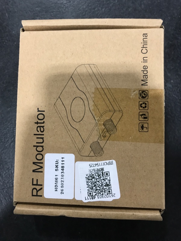 Photo 1 of HDMI RF Modulator Adapter, RF Modulator HDMI Coaxial Converter, Support NTSC Format Output, 1080P PLL Control VHF Working Frequency