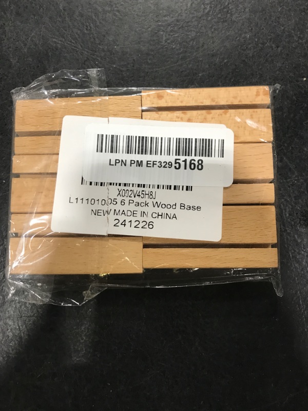 Photo 1 of WILLOWDALE 6Pcs 2.17 Inch Place Card Holder, Photo & Picture Stand Card Holder Wooden Stands for Display, Party Poster Paper Stand Wedding Table Number Holders for Home and Office Decoration