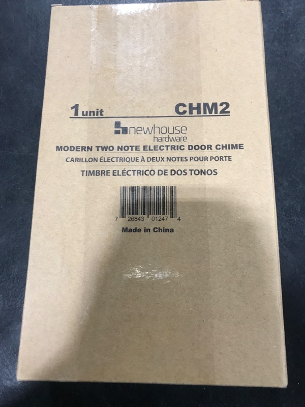 Photo 1 of Newhouse Hardware CHM2 Door Chime, White