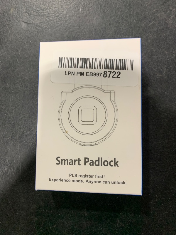 Photo 1 of Dhiedas Fingerprint Padlock - Gym Locker with Bluetooth APP for iOS Watch, Smart Keyless Biometric Padlock, Waterproof for Gym, School, Luggage, Bags & Storage