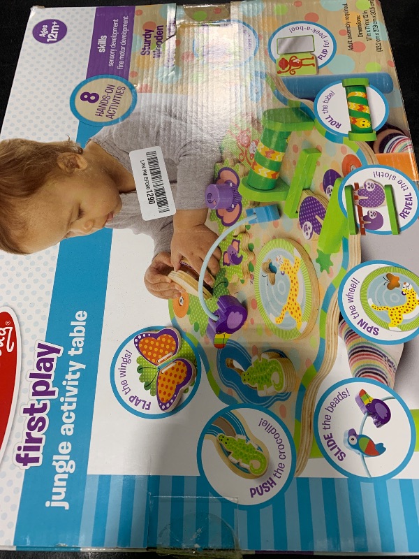 Photo 1 of Melissa & Doug First Play Children’s Jungle Wooden Activity Table for Toddlers