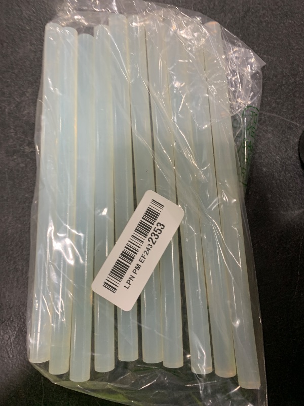 Photo 1 of TrendBox 1 Pack (10 Hot Melt Glue Sticks) Strips 11mmx200mm Melting Adhesive for Handmade Craft DIY Home Office Project Fix & Repairs