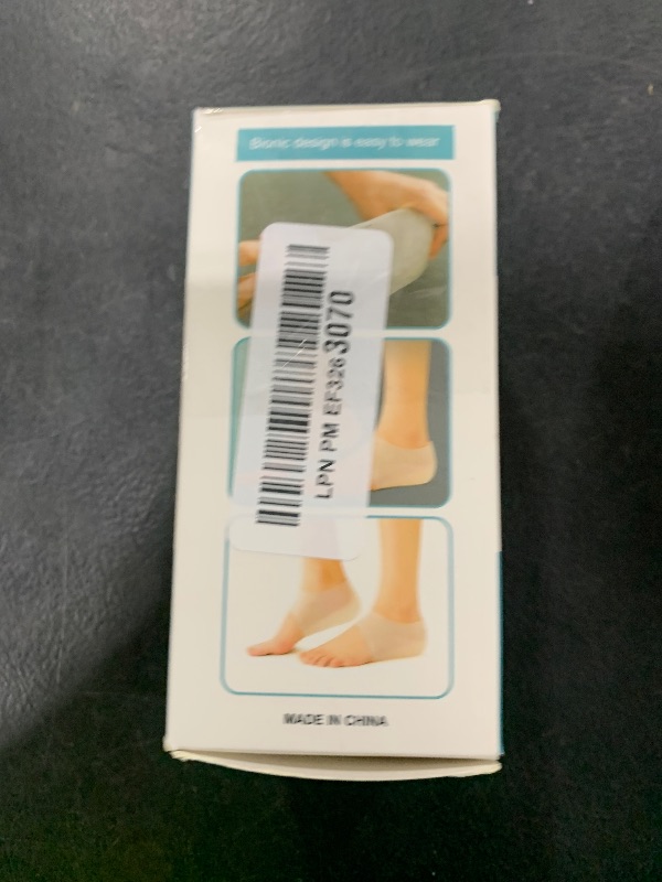 Photo 1 of Invisible Height Increase Concealed Footbed Enhancers Soft Silicone Inserts, Half Heel Socks Heel Protector Breathable Suitable for Men Women (1.4in/3.5cm)