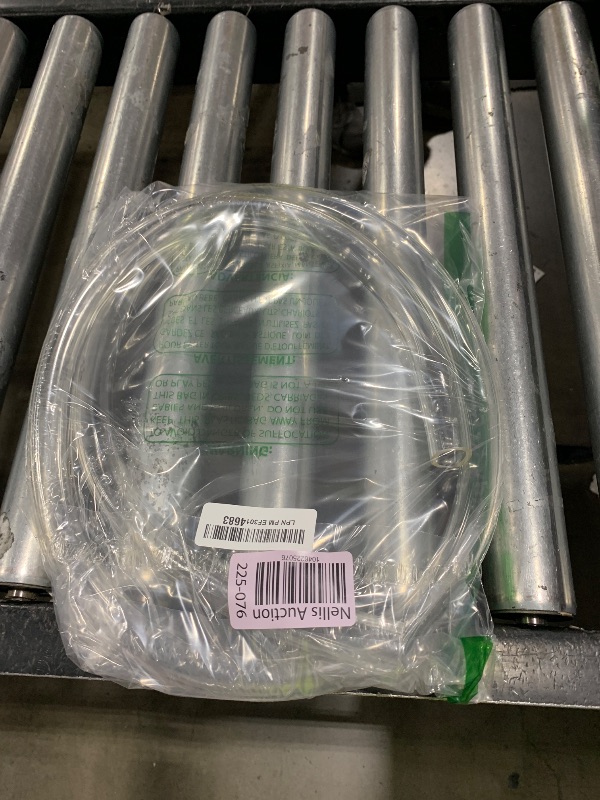 Photo 1 of DAVCO 3/4" ID - 5 ft Clear Vinyl Tubing, Low Pressure Flexible PVC Tube, Heavy Duty UV Chemical Resistant Lightweight Plastic Vinyl Hose, BPA Free and Non Toxic, with 2 Stainless Clamps
