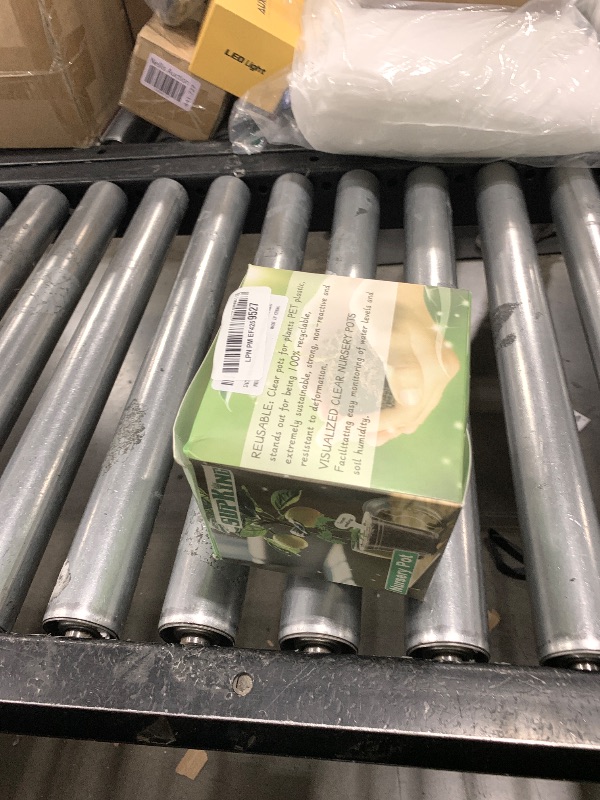 Photo 1 of SupKing Clear Nursery Pots 5/4/3.5 Inch Plastic Seed Starter Plant Flower Pot with Drainage Holes for Transplanting Succulents Cuttings Seedlings15 Labels (12Pcs)