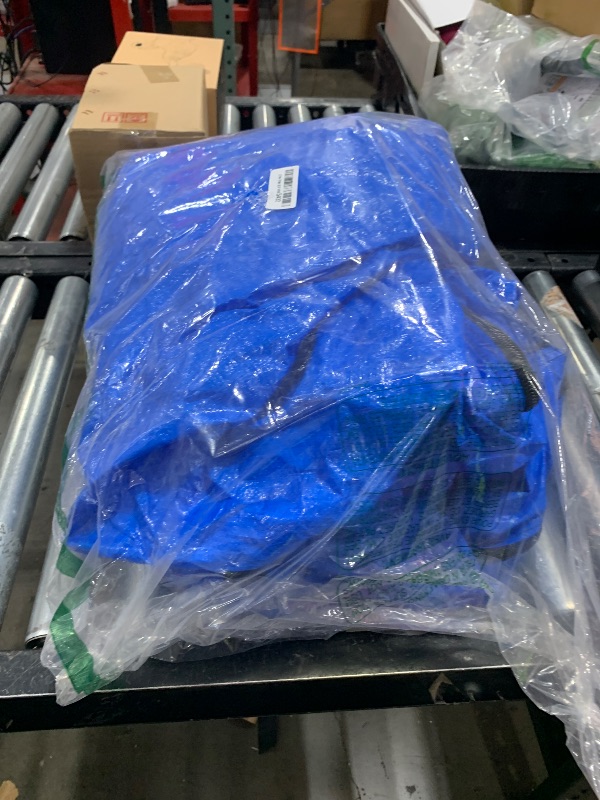 Photo 1 of BETU Mattress Bags for Moving, Mattress Protector Waterproof Mattress Cover Queen Size Storage Bags with 8 Heavy-Duty Handles and Zipper for Bed Extra Thick Large Reusable (82"x62"x15" Blue)