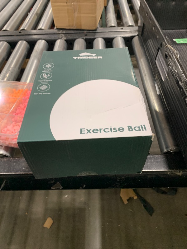 Photo 1 of Trideer Extra Thick Yoga Ball Exercise Ball, 5 Sizes Ball Chair, Heavy Duty Swiss Ball for Balance, Stability, Pregnancy, Physical Therapy, Quick Pump Included