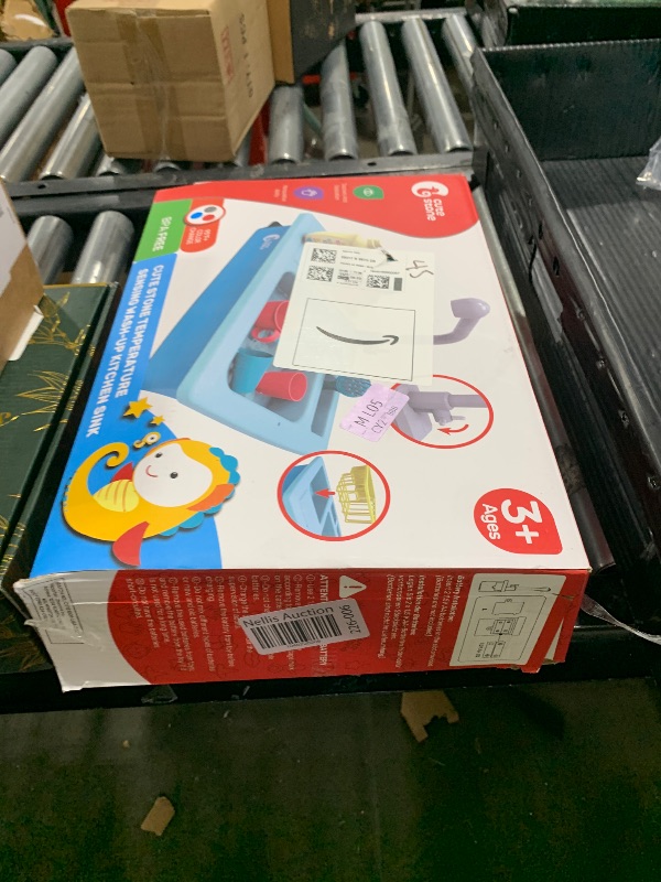 Photo 1 of CUTE STONE Color Changing Kitchen Sink Toys, Children Electric Dishwasher Playing Toy with Running Water, Upgraded Faucet, Automatic Water Cycle System Play House Pretend Role Play Toys for Boys Girls