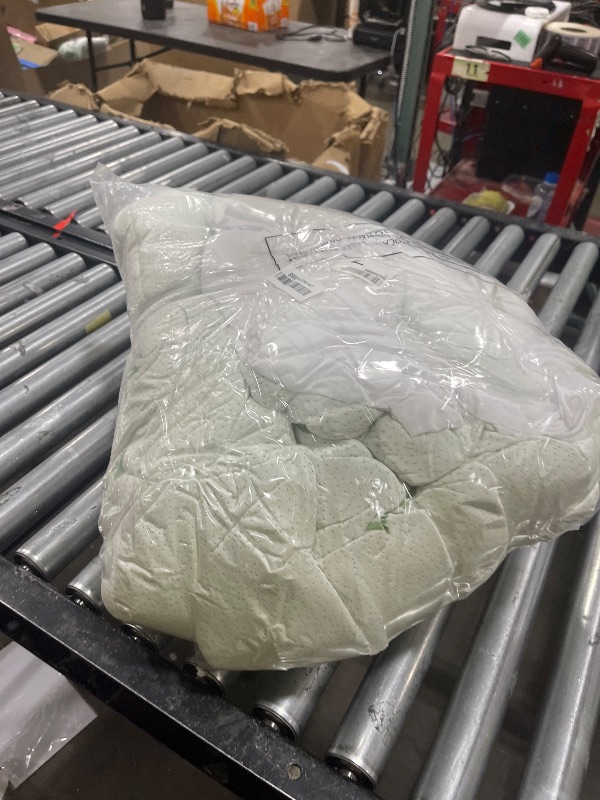 Photo 1 of Ultra Soft Queen RV Size Mattress Topper - Viscose Made from Bamboo Pillow Top Mattress Pad for Back Pain Relief - Naturally Cooling for Hot Sleepers, Green